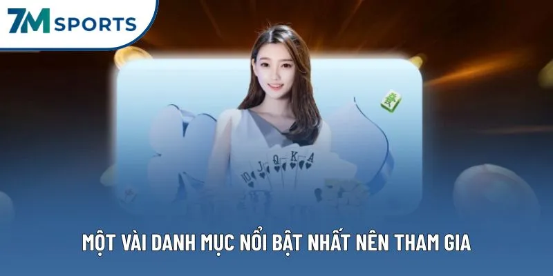 Một vài danh mục nổi bật nhất nên tham gia